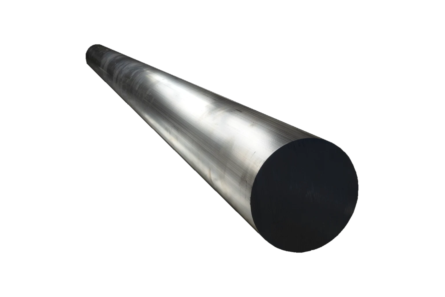 Aluminum round bar, saw cut to length